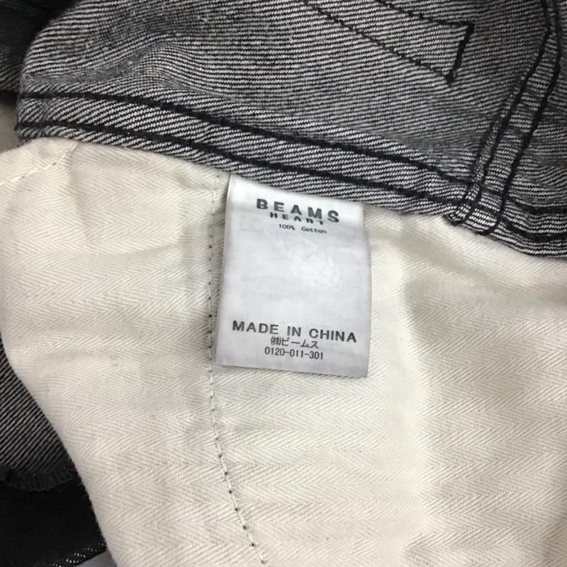 ビームス ハート BEAMS HEART パンツ デニム、ジーンズ 43-21-0059-152 フリンジ S 無地 黒 / ブラック /  レディース USED 古着 中古 10139243