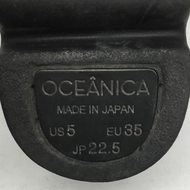 ユーズドクロージング used clothes サンダル サンダル OCEANICA 22.5cm 無地 黒 / ブラック /  レディース USED 古着 中古 10110475