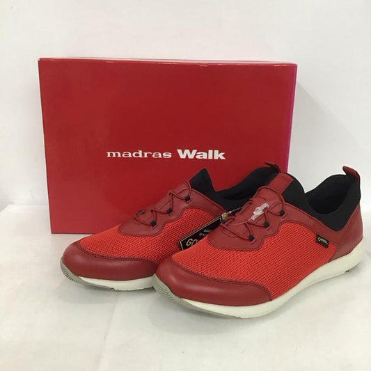マドラスウォーク madras Walk カジュアルシューズ カジュアルシューズ MWL1004 GORE-TEX レースアップ 22.5cm 無地 赤 / レッド / X 黒 / ブラック /  レディース USED 古着 中古 10135382