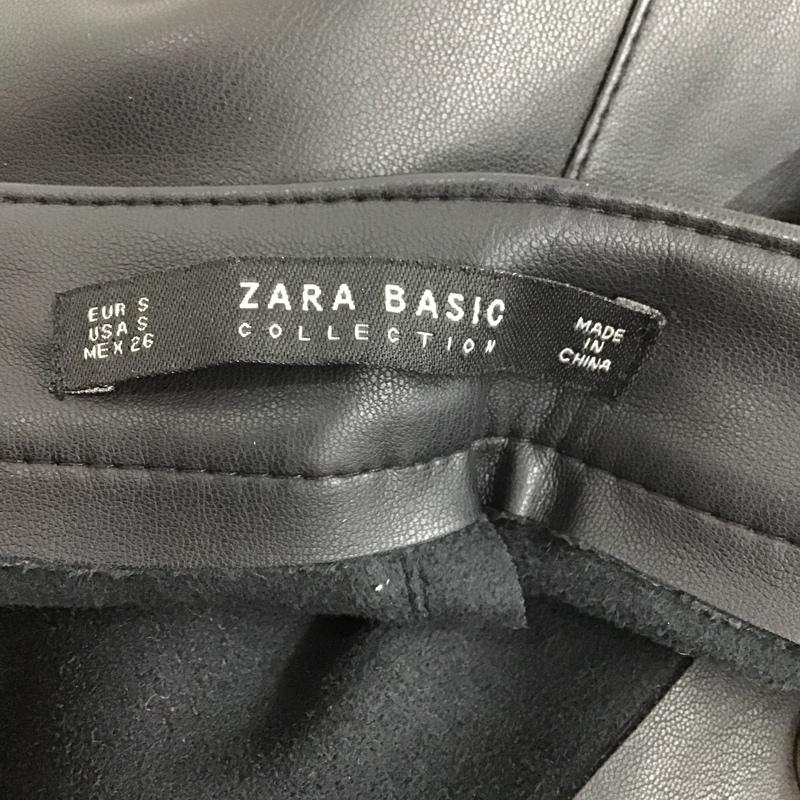 ザラベーシック ZARA BASIC スカート ひざ丈スカート S 無地 黒 / ブラック /  レディース USED 古着 中古 10106135
