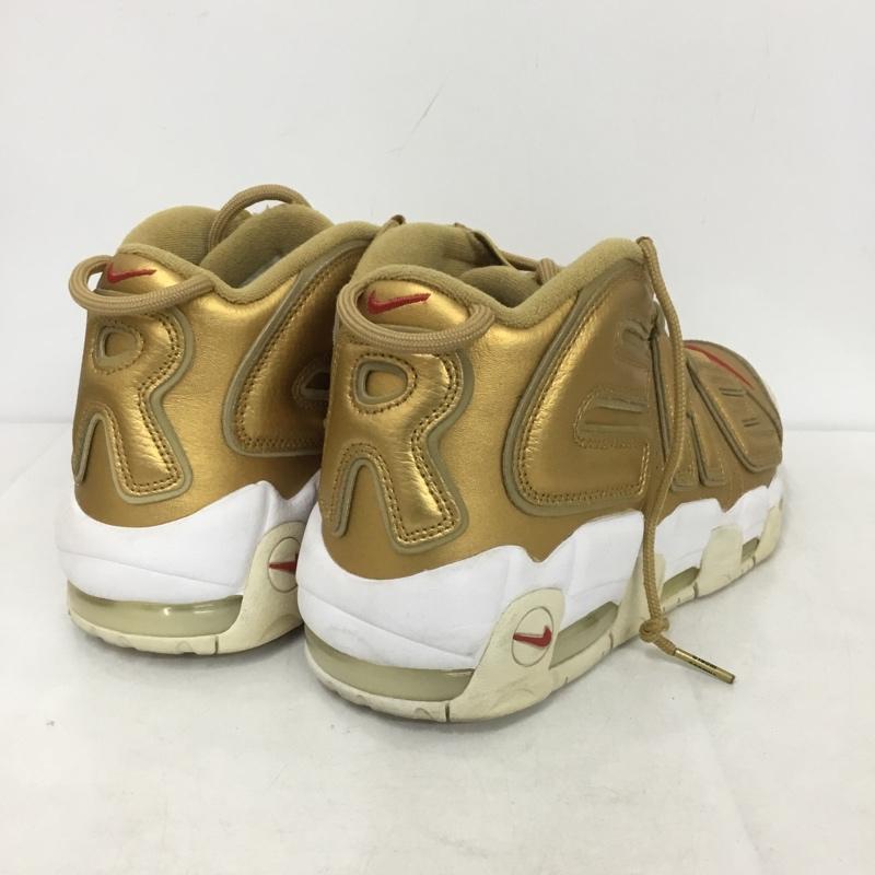 ナイキ NIKE スニーカー スニーカー 902290-700 AIR MORE UPTEMPO SUPREME 27cm 27.0cm ロゴ、文字 金 / ゴールド /  メンズ USED 古着 中古 10142827