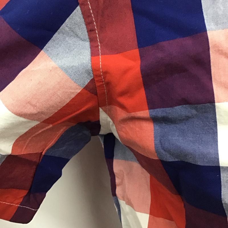 トミー TOMMY シャツ、ブラウス 半袖 半袖シャツ カラーシャツ 半袖カットソー チェックシャツ M チェック マルチカラー / マルチカラー /  メンズ USED 古着 中古 10123976