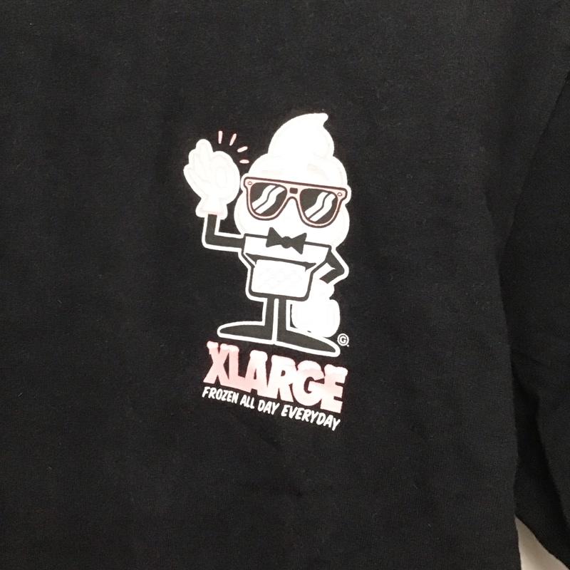 エクストララージ XLARGE Tシャツ 半袖 半袖カットソー プリントTシャツ クルーネックカットソー S プリント 黒 / ブラック /  メンズ USED 古着 中古 10128733