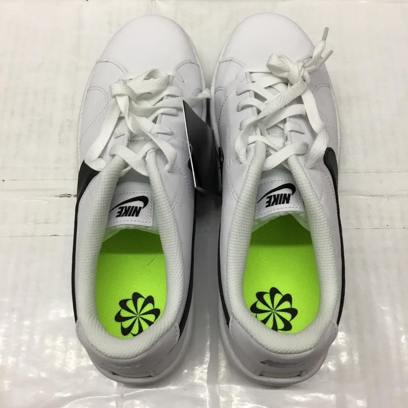 ナイキ NIKE スニーカー スニーカー DH3160-101 COURT ROYALE 2 28cm 箱有 28.0cm ロゴ、文字 白 / ホワイト / X 黒 / ブラック /  メンズ USED 古着 中古 10121851