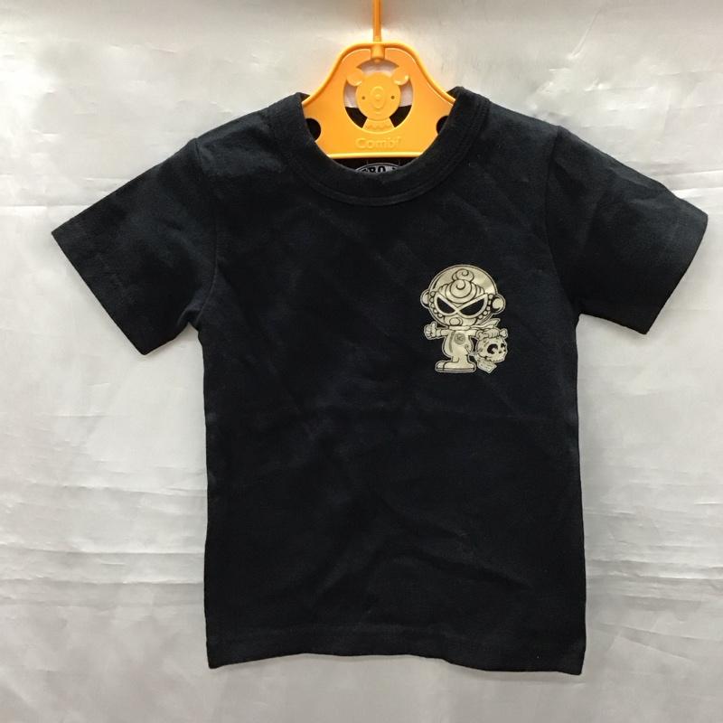 ヒステリック ミニ HYSTERIC MINI Tシャツ 半袖 100cm プリント 黒 / ブラック /  ガールズ USED 古着 中古 10123418