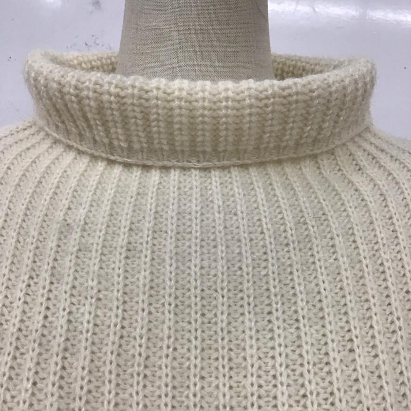 マカフィー MACPHEE ニット、セーター 長袖 1 無地 白 / ホワイト /  レディース USED 古着 中古 10121723