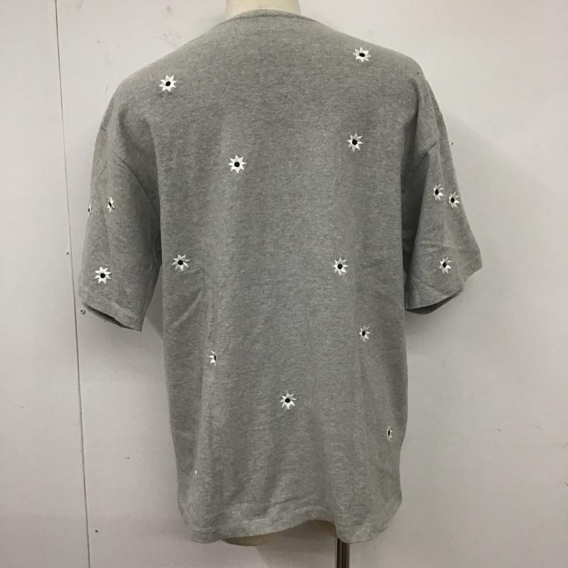 古着 USED Tシャツ 半袖 半袖カットソー プリントTシャツ クルーネックカットソー NICKGEAR L ロゴ、文字 灰 / グレー /  メンズ USED 古着 中古 10124697