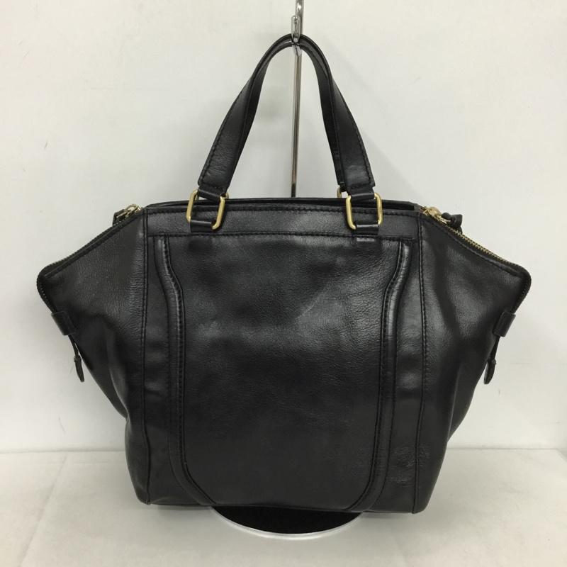 ザラ ZARA ハンドバッグ ハンドバッグ 無地 黒 / ブラック /  レディース USED 古着 中古 10144339