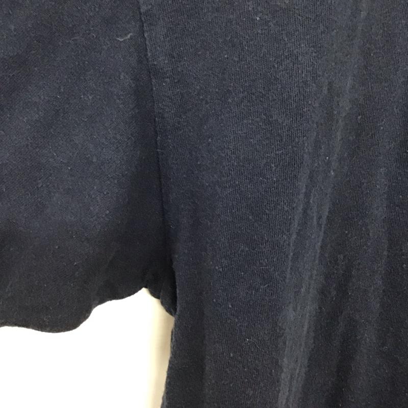 ヴェトモン VETEMENTS Tシャツ 半袖 半袖カットソー プリントTシャツ クルーネックカットソー プリント 紺 / ネイビー /  メンズ USED 古着 中古 10142883