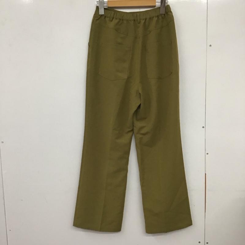 エヘカソポ ehka sopo パンツ スラックス FREE 無地 カーキ / カーキ /  レディース USED 古着 中古 10132826