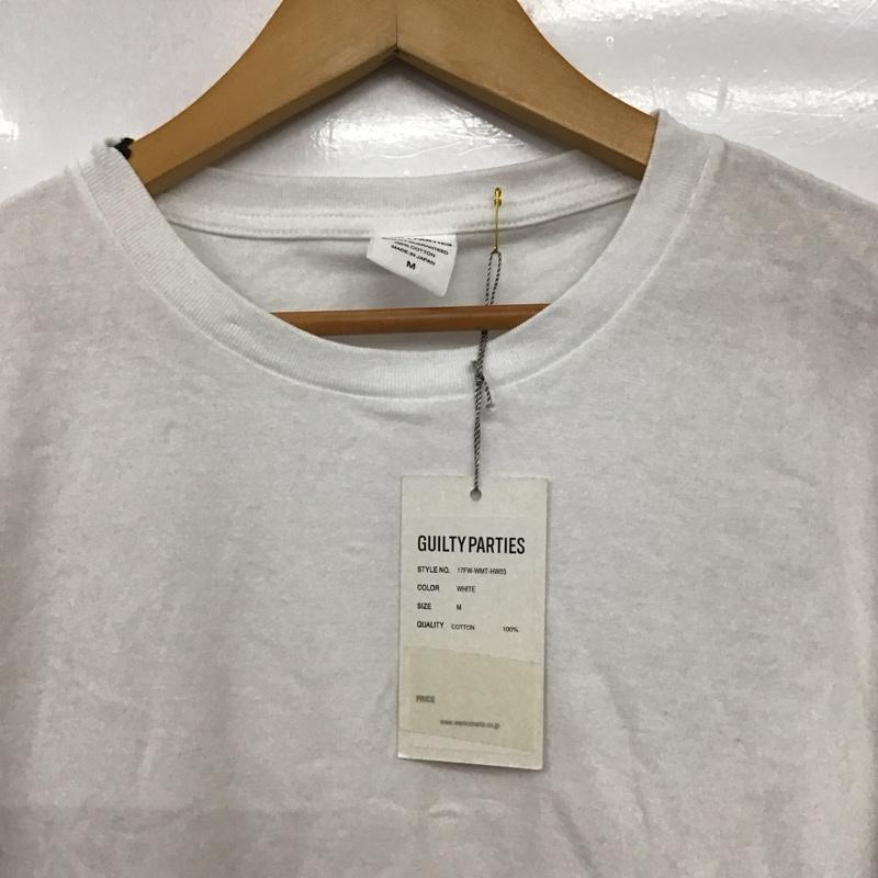 ギルティーパーティーズ GUILTYPARTIES Tシャツ 半袖 半袖カットソー プリントTシャツ クルーネックカットソー M プリント 白 / ホワイト /  メンズ USED 古着 中古 10149515