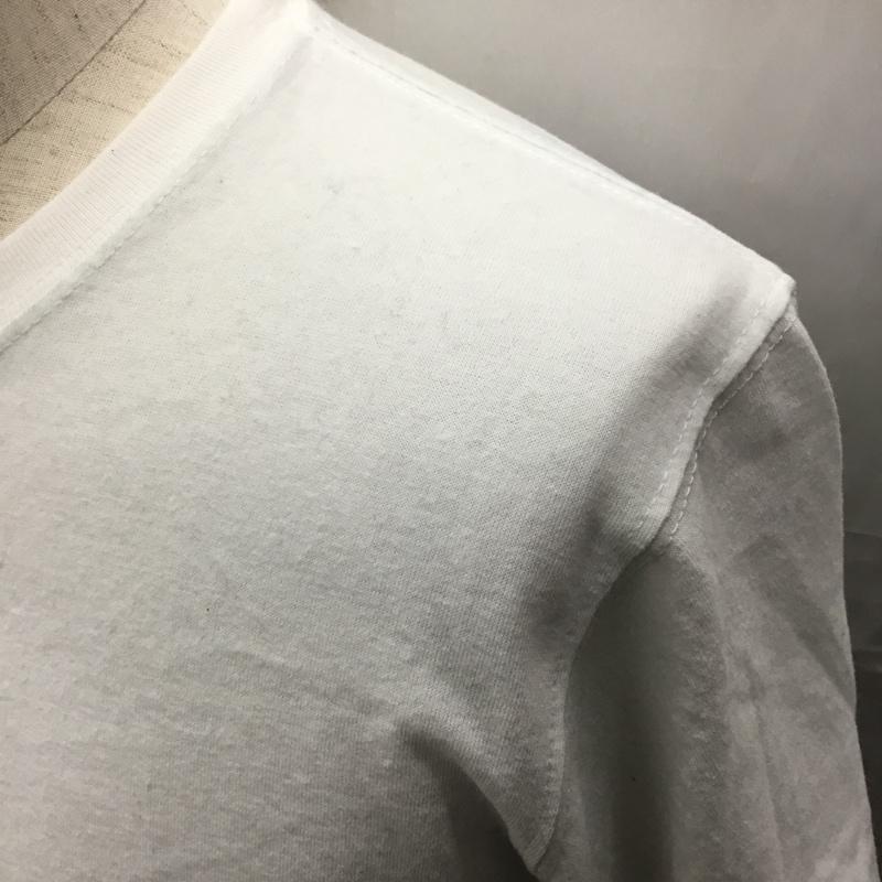 コロンビア Columbia Tシャツ 半袖 半袖カットソー プリントTシャツ クルーネックカットソー S ロゴ、文字 白 / ホワイト /  メンズ USED 古着 中古 10114095