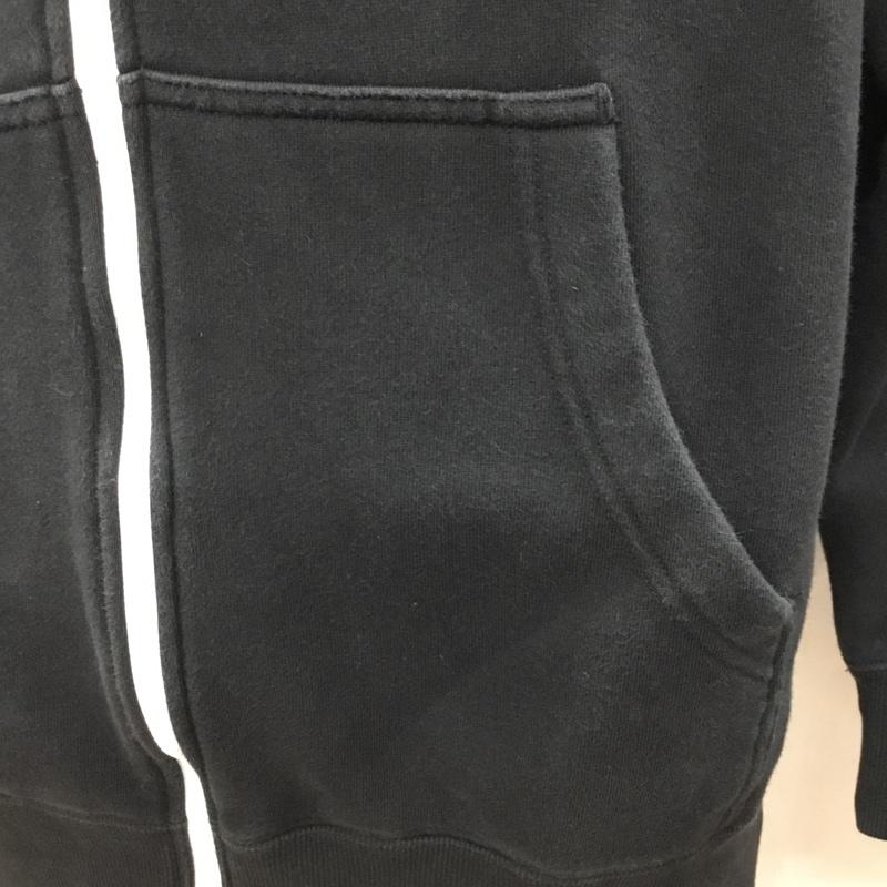 ザノースフェイス THE NORTH FACE パーカー 長袖 nt62130 REARVIEWFULLZIPHOODIE ジップアップパーカー L ロゴ、文字 黒 / ブラック /  メンズ USED 古着 中古 10121522
