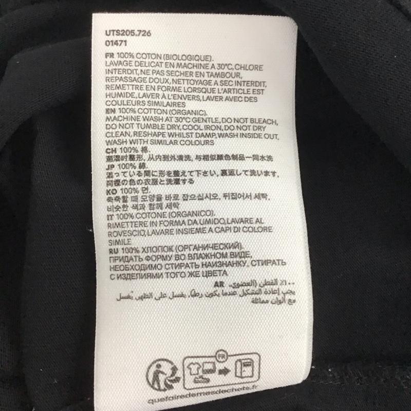 アミアレクサンドルマテュッシ AMI Alexandre Mattiussi カットソー 長袖 長袖カットソー プリントカットソー クルーネック XL ロゴ、文字 黒 / ブラック /  メンズ USED 古着 中古 10146770