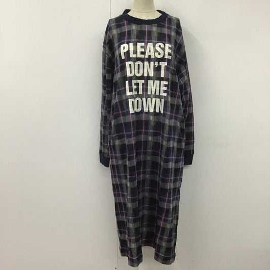 ヒステリックグラマー HYSTERIC GLAMOUR ワンピース ロングスカート 01183co05 ジャガードワンピース 長袖チェックワンピース ロングワンピース FREE チェック マルチカラー / マルチカラー /  レディース USED 古着 中古 10106297