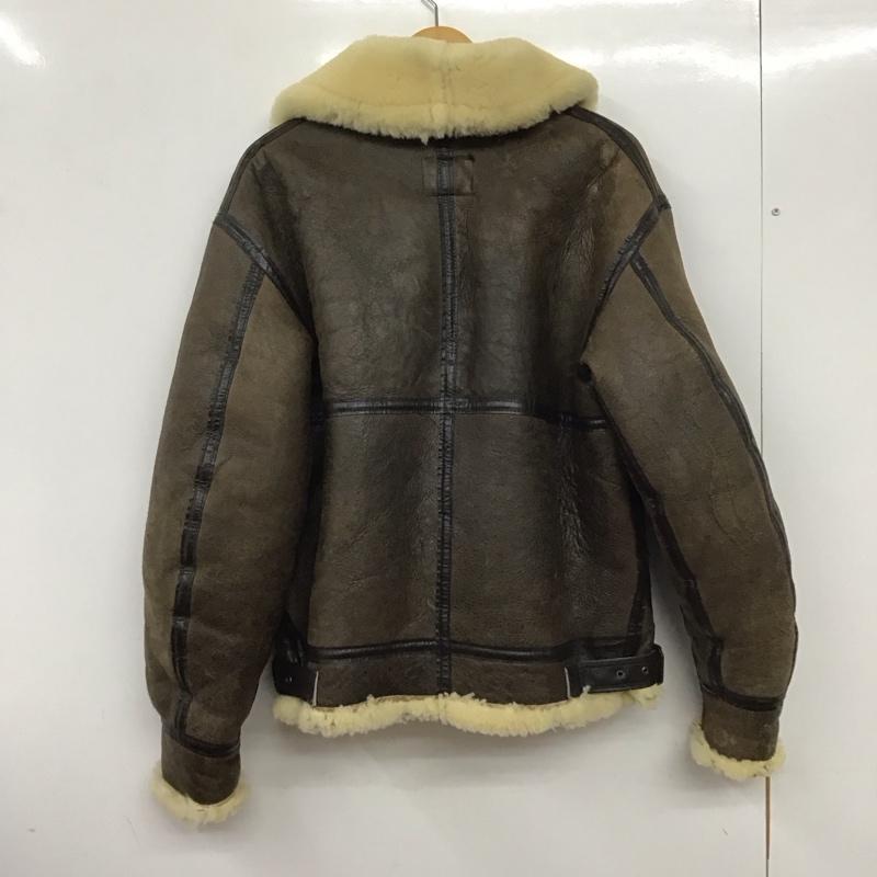 アヴィレックス AVIREX ジャケット、上着 ジャンパー、ブルゾン ジップアップジャケット ボアジャケット アウター 34 無地 茶 / ブラウン /  メンズ USED 古着 中古 10137057