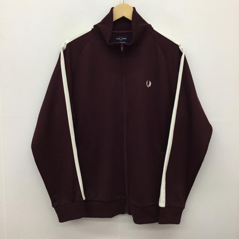 フレッドペリー FRED PERRY ジャケット、上着 ジャケット、ブレザー 別注 BEAMS トラックジャケット L ロゴ、文字 えんじ / ワインレッド /  メンズ USED 古着 中古 10144847