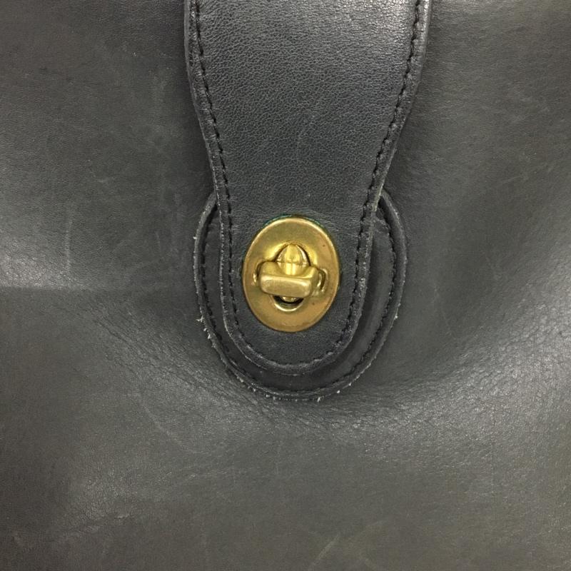 コーチ COACH ショルダーバッグ ショルダーバッグ 9948 オールドコーチ レザー 無地 黒 / ブラック /  レディース USED 古着 中古 10145483