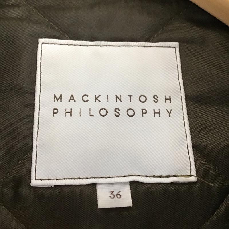 マッキントッシュフィロソフィー MACKINTOSH PHILOSOPH コート コート一般 36 無地 カーキ / カーキ /  レディース USED 古着 中古 10142774