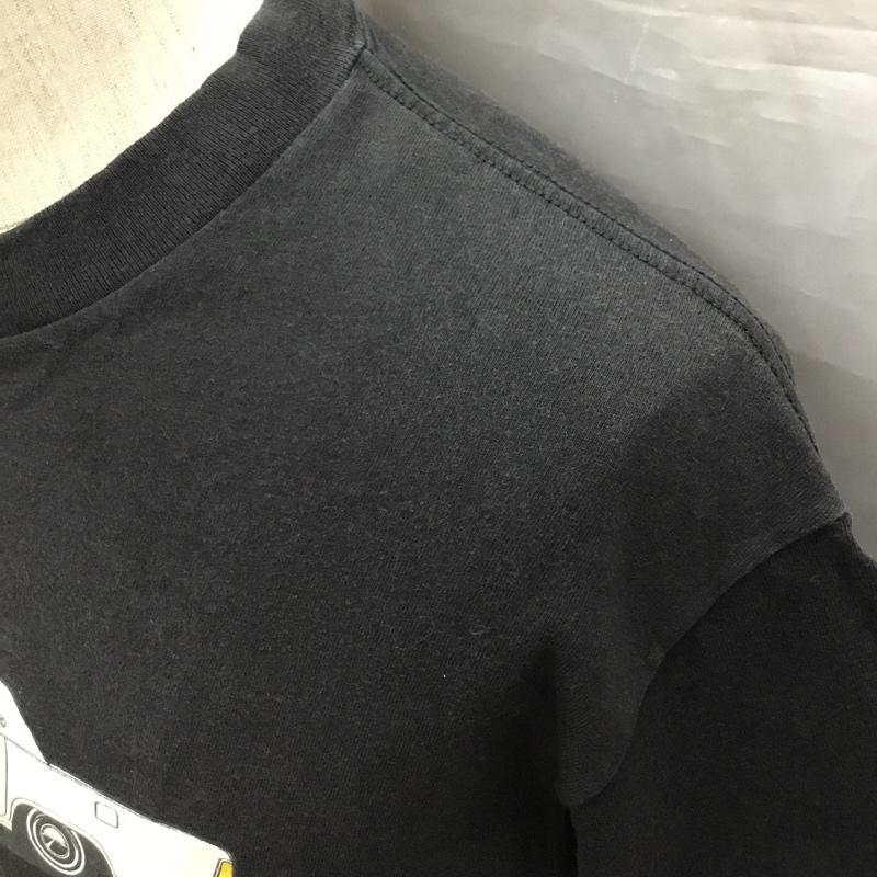 ステューシー STUSSY Tシャツ 半袖 半袖カットソー プリントTシャツ クルーネックカットソー M プリント 黒 / ブラック /  メンズ USED 古着 中古 10120255