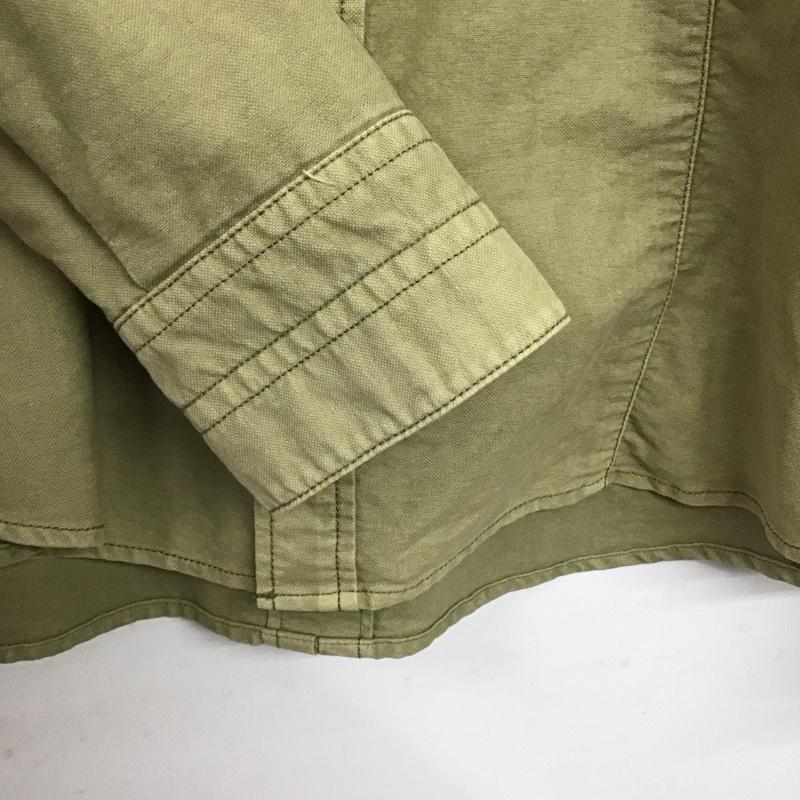 ナノユニバース nano・universe シャツ、ブラウス 長袖 長袖シャツ 無地シャツ カラーシャツ XL 無地 ベージュ / ベージュ /  メンズ USED 古着 中古 10142619