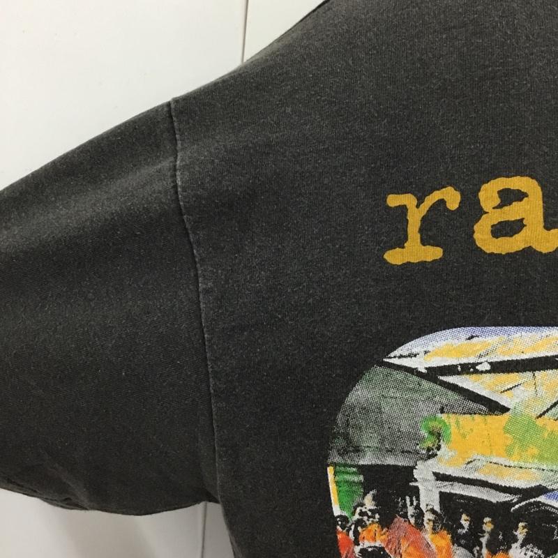 古着 USED Tシャツ 半袖 半袖カットソー プリントTシャツ クルーネックカットソー バンドTシャツ リプリント rageagainst プリント 黒 / ブラック /  メンズ USED 古着 中古 10120824