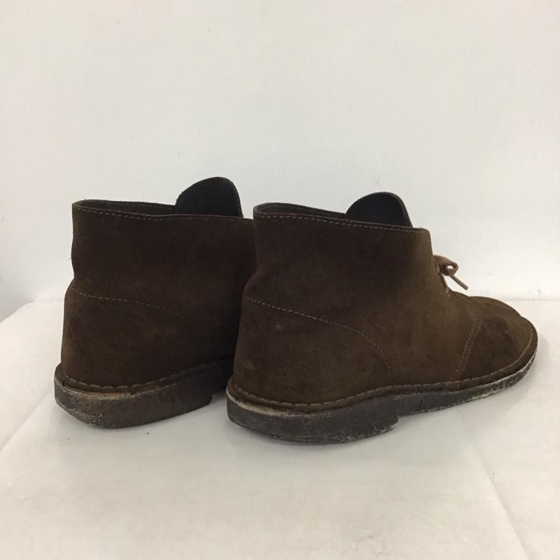 クラークス Clarks ブーツ ショートブーツ 31692 デザートブーツ US9 1/2 US：9.5 無地 茶 / ブラウン /  メンズ USED 古着 中古 10141047