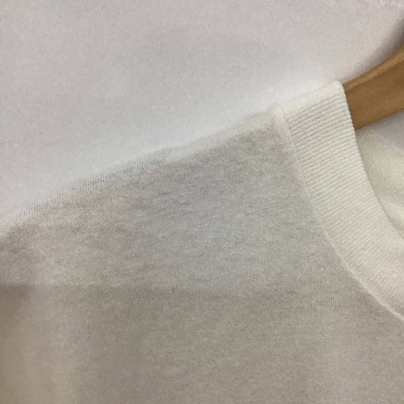 ヘインズ HANES Tシャツ 半袖 半袖カットソー プリントTシャツ クルーネックカットソー バンドTシャツ XL プリント 白 / ホワイト /  メンズ USED 古着 中古 10150407