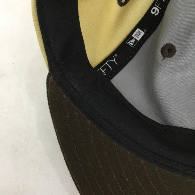 ニューエラ NEW ERA 帽子 キャップ NFL 9FIFTY レイダース ロゴ、文字 ベージュ / ベージュ / X 茶 / ブラウン /  メンズ USED 古着 中古 10138484