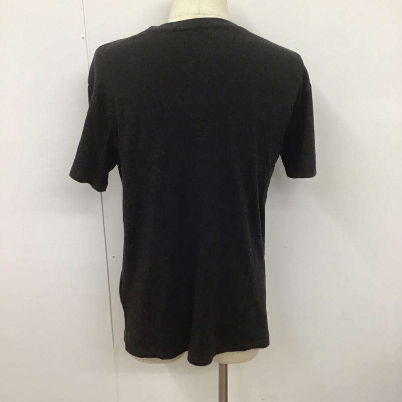 ジ エルダー ステーツマン The Elder Statesman Tシャツ 半袖 2920900117 クルーネック S ワンポイント 黒 / ブラック /  メンズ USED 古着 中古 10107175
