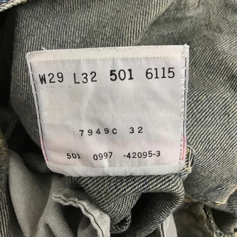 リーバイストラウスアンドコー Levi Strauss & co. パンツ デニム、ジーンズ デニムパンツ ストレートパンツ ワイドパンツ カジュアルパンツ 501 90s アメリカ製 29インチ 無地 インディゴ / インディゴ /  メンズ USED 古着 中古 10106261