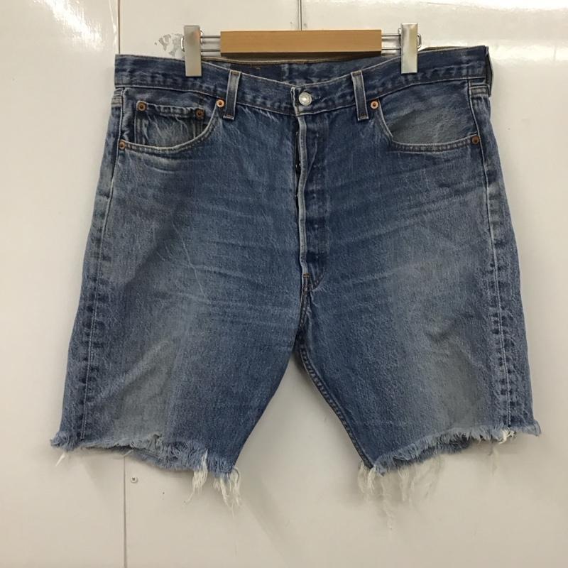 リーバイストラウスアンドコー Levi Strauss & co. パンツ デニム、ジーンズ ショートパンツ ハーフパンツ カジュアルパンツ デニムパンツ 40インチ 無地 インディゴ / インディゴ /  メンズ USED 古着 中古 10129646