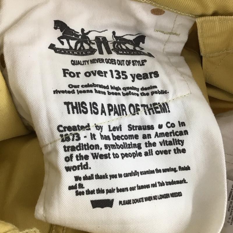 リーバイストラウスアンドコー Levi Strauss & co. パンツ デニム、ジーンズ コーデュロイパンツ スリムパンツ カジュアルパンツ ストレッチパンツ 30インチ 無地 黄 / イエロー /  メンズ USED 古着 中古 10140719