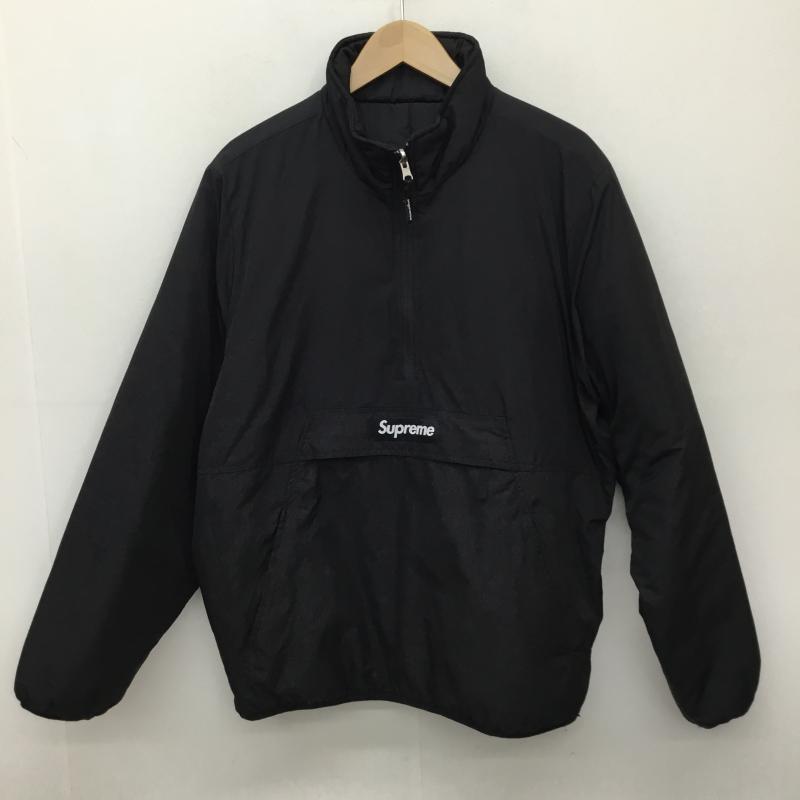 シュプリーム Supreme ジャケット、上着 ジャケット、ブレザー Reversible Pullover Puffer M ロゴ、文字 黒 / ブラック /  メンズ USED 古着 中古 10138380
