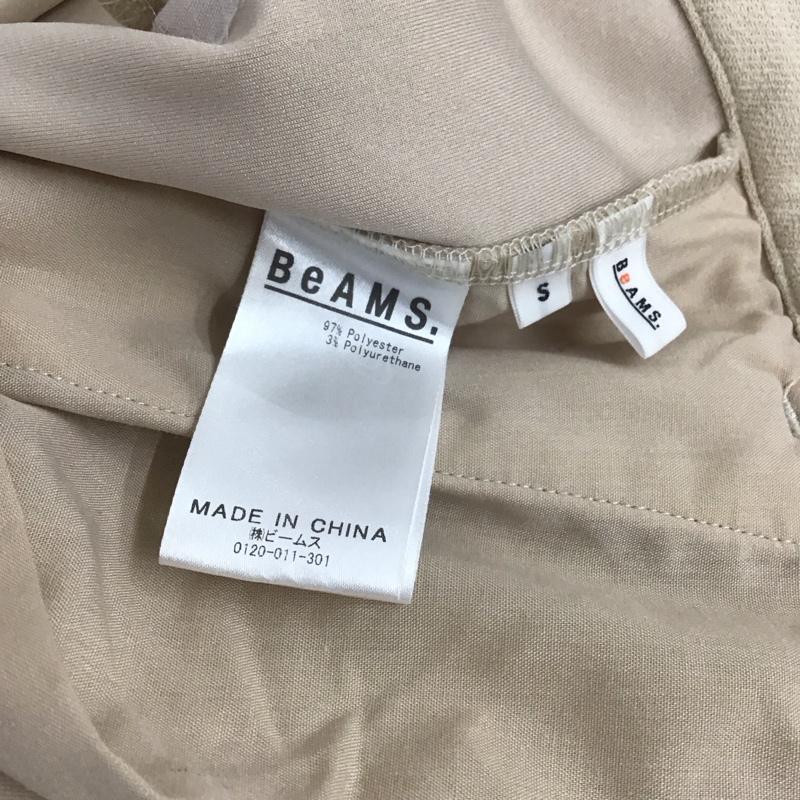 ビームス BEAMS パンツ ワークパンツ、ペインターパンツ ワークパンツ ワイドパンツ カジュアルパンツ ストレッチパンツ S 無地 ベージュ / ベージュ /  レディース USED 古着 中古 10128953