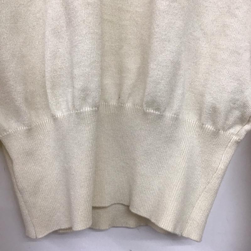 カスタネ Kastane カットソー 長袖 長袖カットソー リブニットカットソー FREE 無地 アイボリー / アイボリー /  レディース USED 古着 中古 10145074