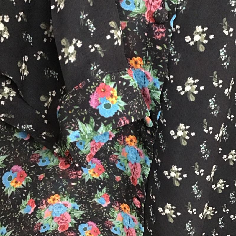 ジュエティ jouetie ワンピース ロングスカート 081740301401-03 膝下丈 シャツワンピース 長袖 M 花柄 マルチカラー / マルチカラー /  レディース USED 古着 中古 10143938