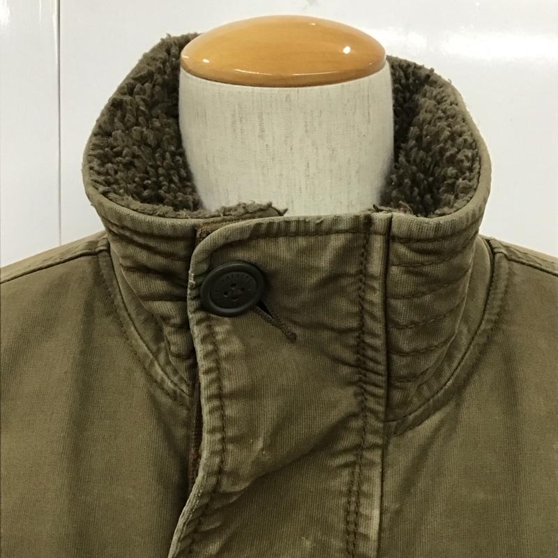 アバクロンビーアンドフィッチ ABERCROMBIE&FITCH ジャケット、上着 ジャンパー、ブルゾン ジップアップジャケット ジャンパー ジャケット カジュアルジャケット ミリタリージャケット L 無地 カーキ / カーキ /  メンズ USED 古着 中古 10109810