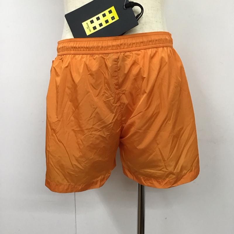 モンクレール MONCLER パンツ ショートパンツ c-a9co-21-8268 ボクサーショーツ 水着 ハーフパンツ XL 無地 橙 / オレンジ /  メンズ USED 古着 中古 10116623