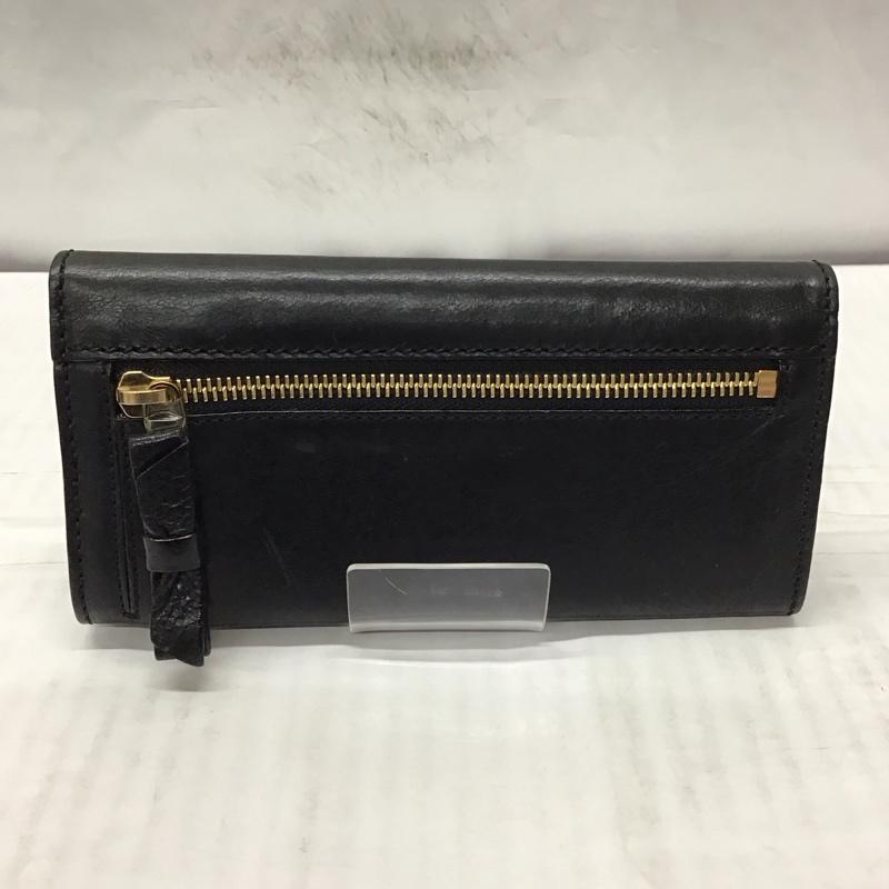 クロエ Chloe 財布 長財布 3P0321-7A733 長財布 箱有 ロゴ、文字 黒 / ブラック /  レディース USED 古着 中古 10114298