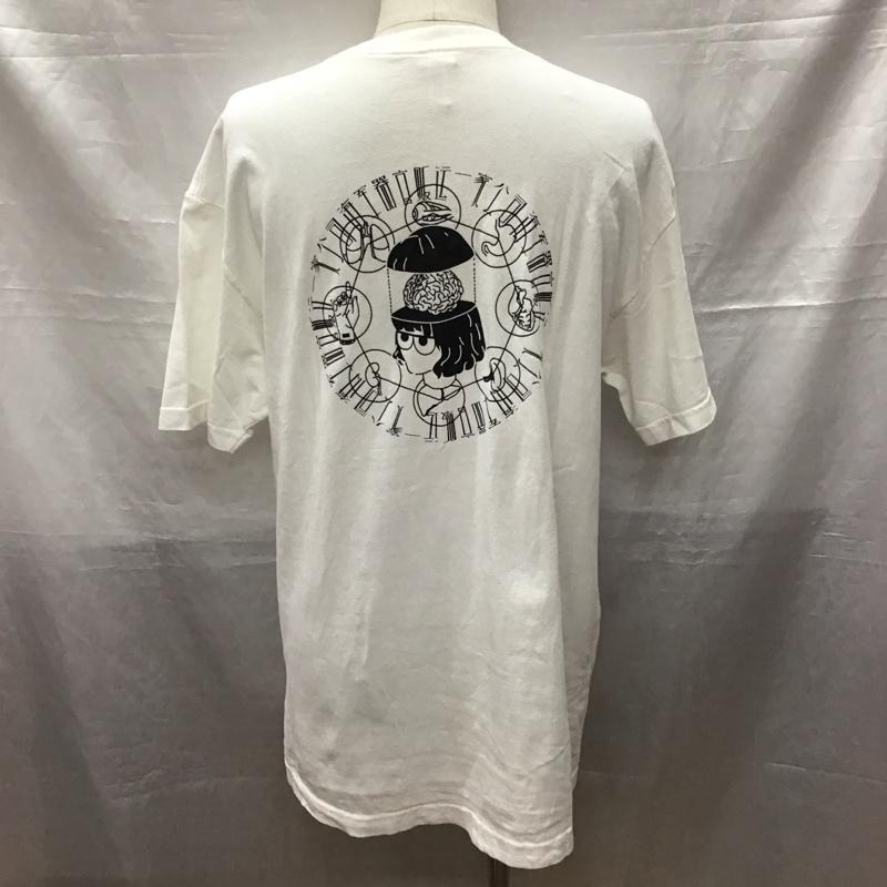 ネイティブ Native Tシャツ 半袖 半袖カットソー プリントTシャツ クルーネックカットソー L ロゴ、文字 白 / ホワイト /  メンズ USED 古着 中古 10120490