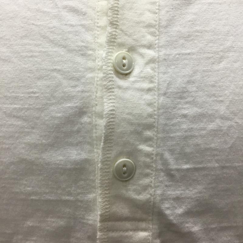レミ レリーフ REMI RELIEF Tシャツ 半袖 ヘンリーネック L 無地 白 / ホワイト /  メンズ USED 古着 中古 10108866