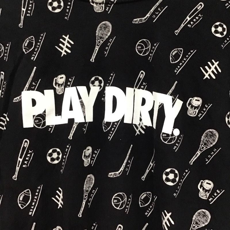 アンディフィーテッド UNDEFEATED Tシャツ 半袖 半袖カットソー プリントTシャツ クルーネックカットソー M プリント 黒 / ブラック /  メンズ USED 古着 中古 10141735