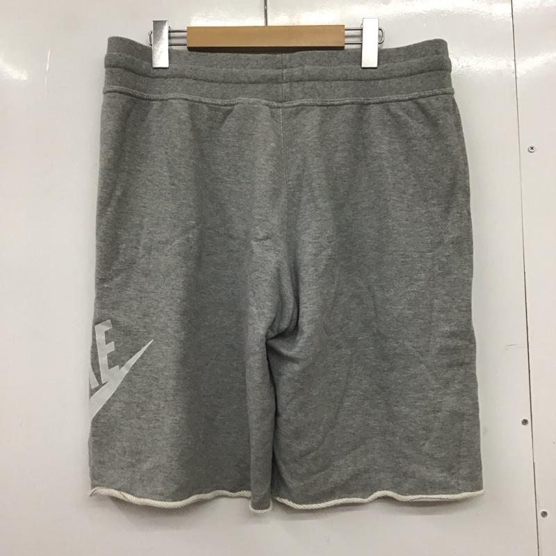 ナイキ NIKE パンツ ショートパンツ ハーフパンツ ショートパンツ カジュアルパンツ スウェットパンツ XXL ロゴ、文字 灰 / グレー /  メンズ USED 古着 中古 10150865
