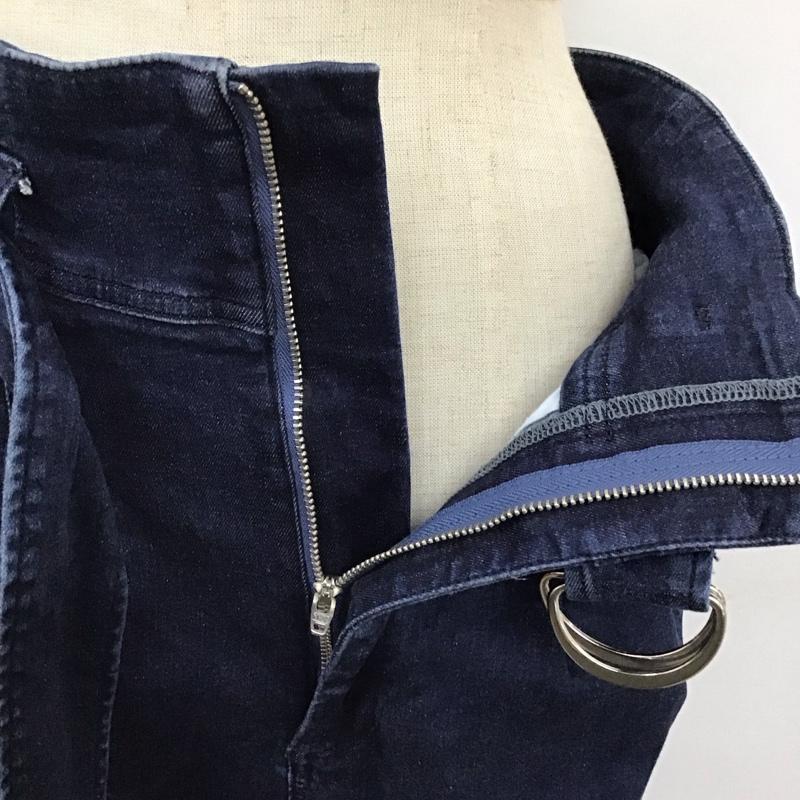 フリークスストア FREAK S STORE パンツ デニム、ジーンズ デニムパンツ ワイドパンツ ストレートパンツ カジュアルパンツ M 無地 インディゴ / インディゴ /  レディース USED 古着 中古 10117860