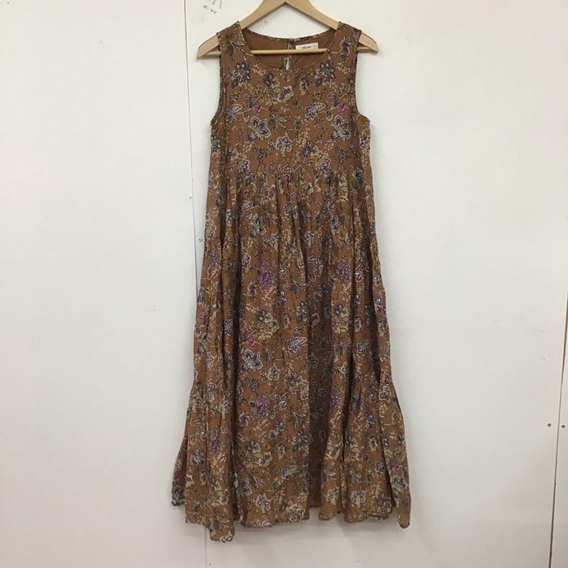 ニコアンド niko and... ワンピース ロングスカート ノースリーブ 総柄 X 花柄 マルチカラー / マルチカラー /  レディース USED 古着 中古 10128869