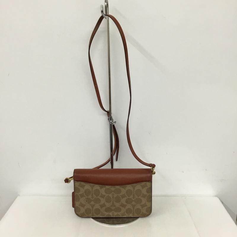 コーチ COACH ショルダーバッグ ショルダーバッグ C5362 ヘイデン クロスボディ シグネチャー キャンバス ロゴ、文字 茶 / ブラウン / X ベージュ / ベージュ /  レディース USED 古着 中古 10128300