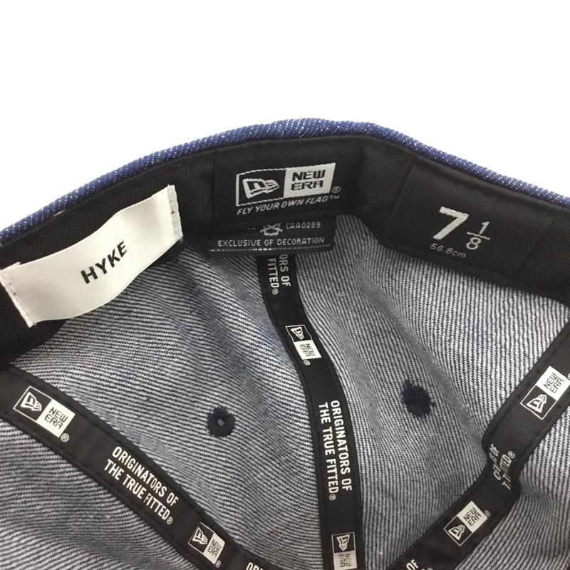 ハイク HYKE 帽子 キャップ NEW ERA デニムキャップ ワンポイント 青 / ブルー /  メンズ USED 古着 中古 10145787
