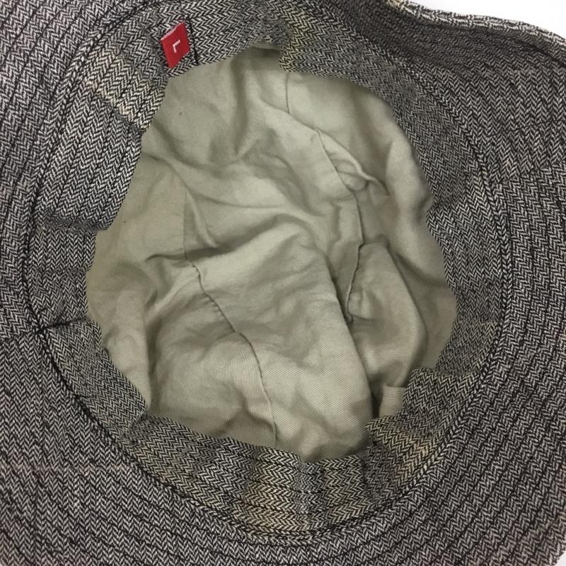 シュプリーム Supreme 帽子 ハット ヘリンボーン ロゴ、文字 黒 / ブラック / X 茶 / ブラウン /  メンズ USED 古着 中古 10146076