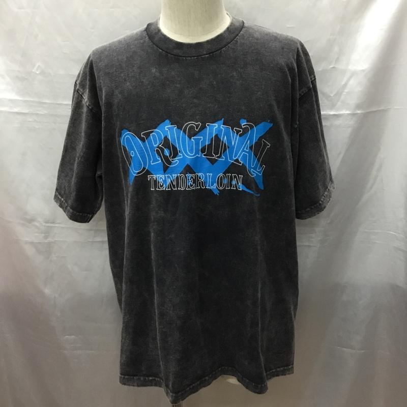 テンダーロイン TENDERLOIN Tシャツ 半袖 xxx proclub コラボ 半袖カットソー プリントTシャツ XL プリント 黒 / ブラック /  メンズ USED 古着 中古 10114883
